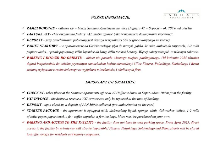 Sanhaus - Riviera - Z Dwoma Sypialniami, 100 Metrow Od Deptaka Apartment