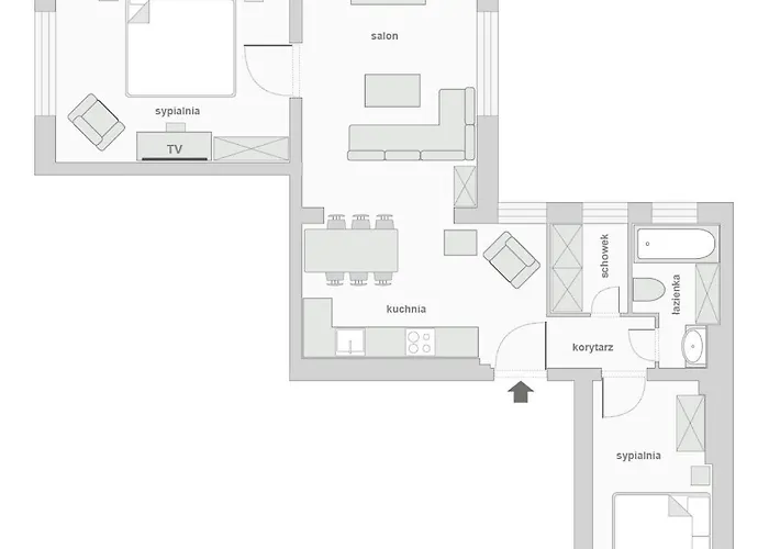 Sanhaus - Riviera - Z Dwoma Sypialniami, 100 Metrow Od Deptaka Апартаменти